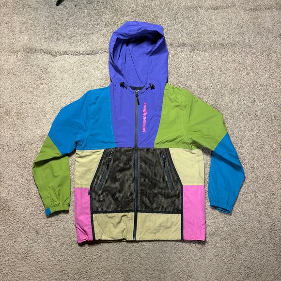 The Hundreds Full Zip Expedition Colourblock Jacket Mens Sz Small - Picture 1 of 10